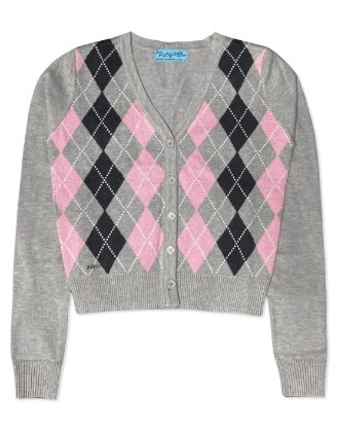 페일제이드 아가일 가디건 (그레이) 상품이미지1