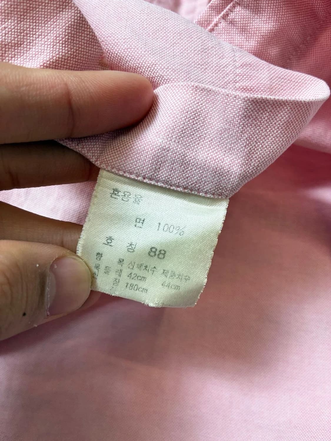 폴로 랄프로렌 80's 옥스퍼드 반팔 솔리드 셔츠 PN8983 상품이미지7