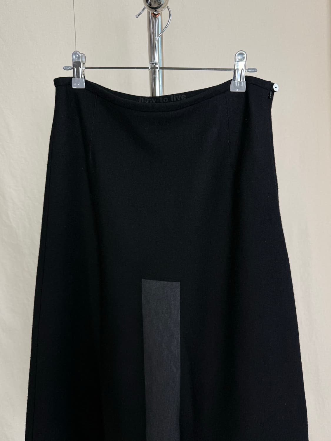 How to live 미니멀 울 스커트 상품이미지2
