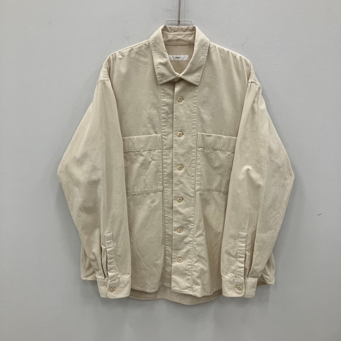 비이커 베이지 코듀로이 셔츠 자켓 상품이미지1