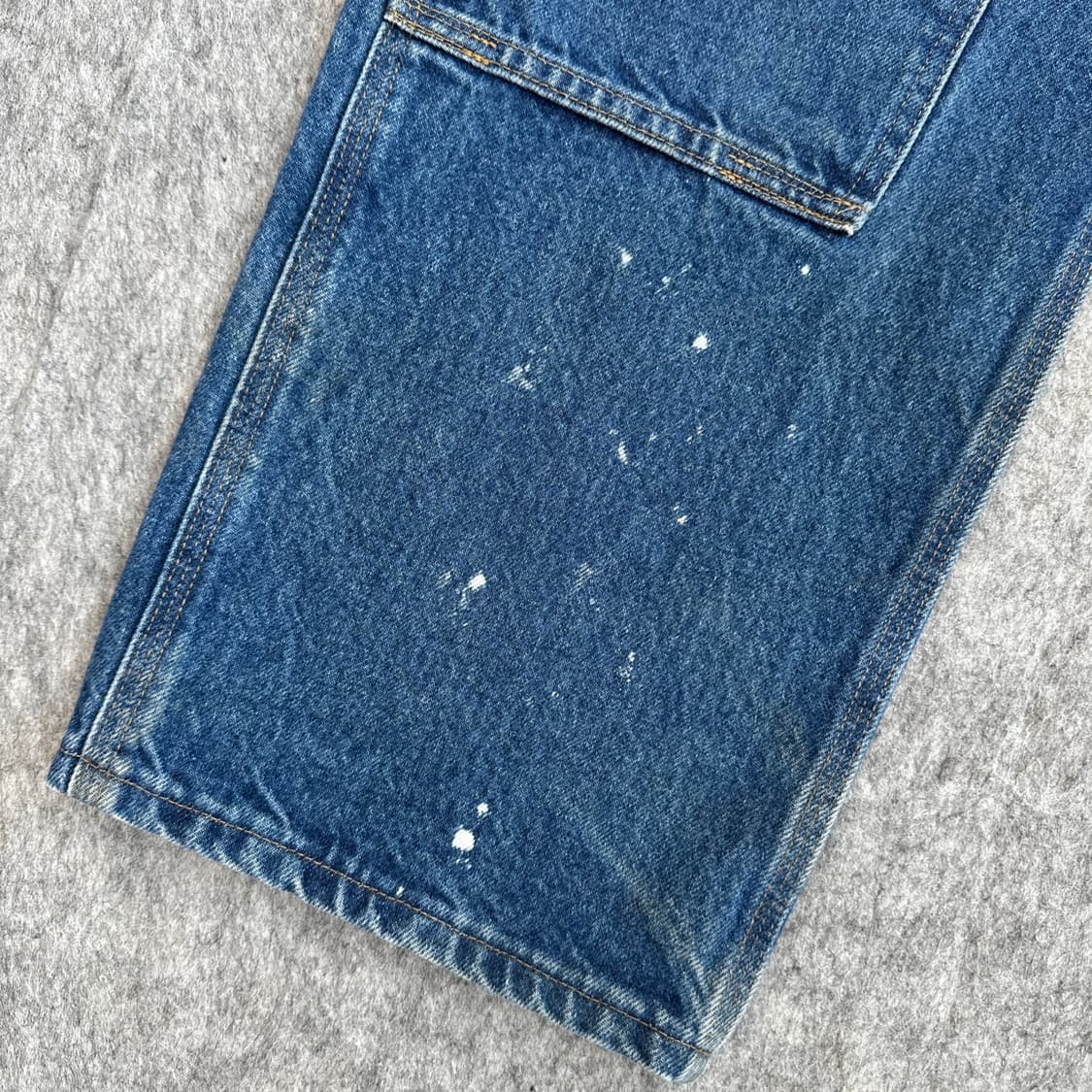 [33X30] 칼하트 B73 DST 더블니 데님 팬츠 루즈 오리지널 핏 상품이미지4