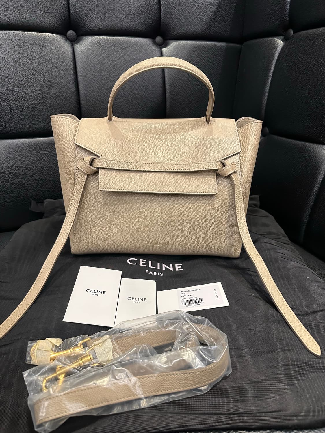 [SA 정품] 셀린느 벨트백 미니 라이트 토프 상품이미지1