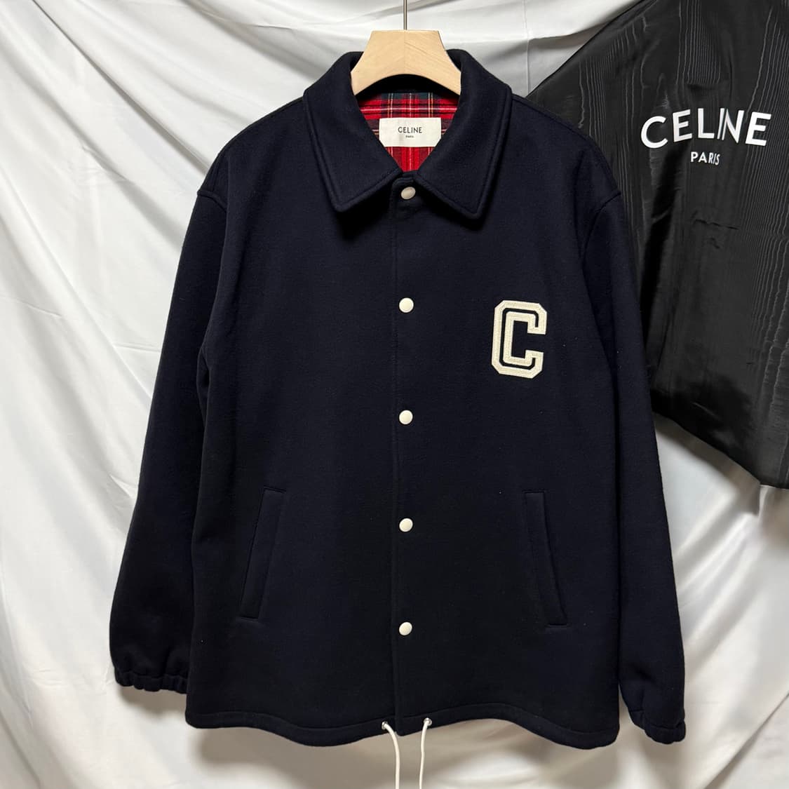 [S+급/54] 셀린느 더블 페이스 울 코치 자켓 상품이미지1