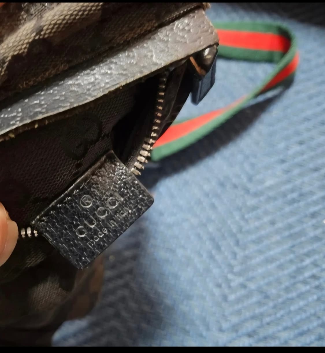 (정품)남녀공용 구찌  GG 캔버스 투포켓 웨이스트 백. 상품이미지6