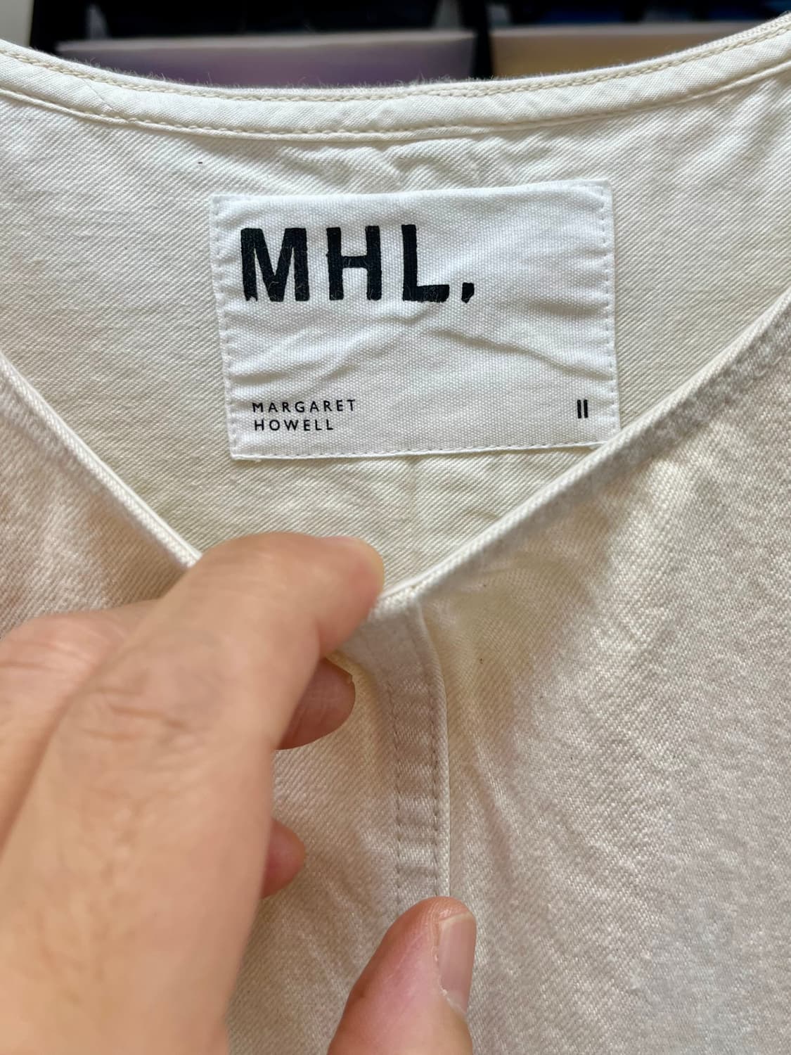 [55~66] MHL 마가렛호웰 코튼 포켓 드레스  상품이미지3