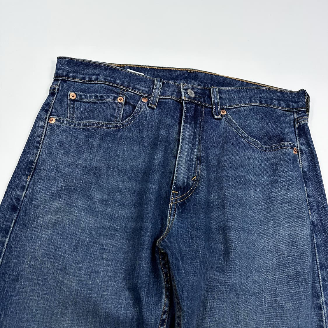 32 리바이스 505 클래식 스트레이트 데님팬츠 진청 상품이미지3