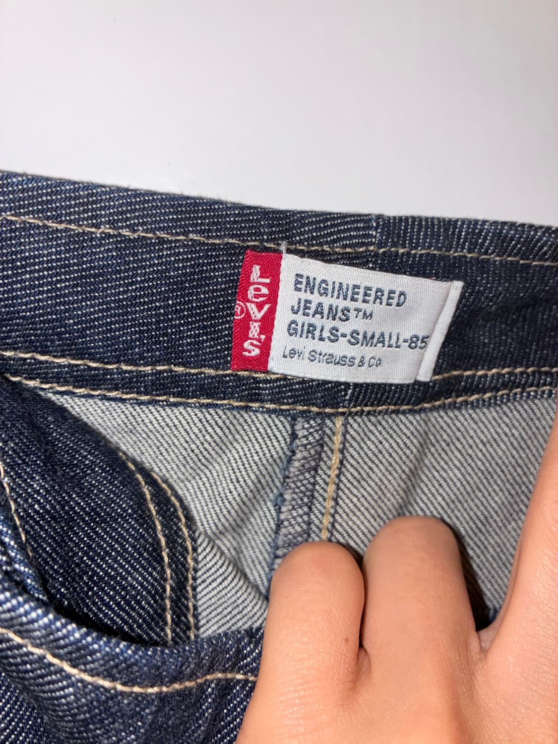 Levi’s Engineered Jeans Wrap Denim Skirt 상품이미지4