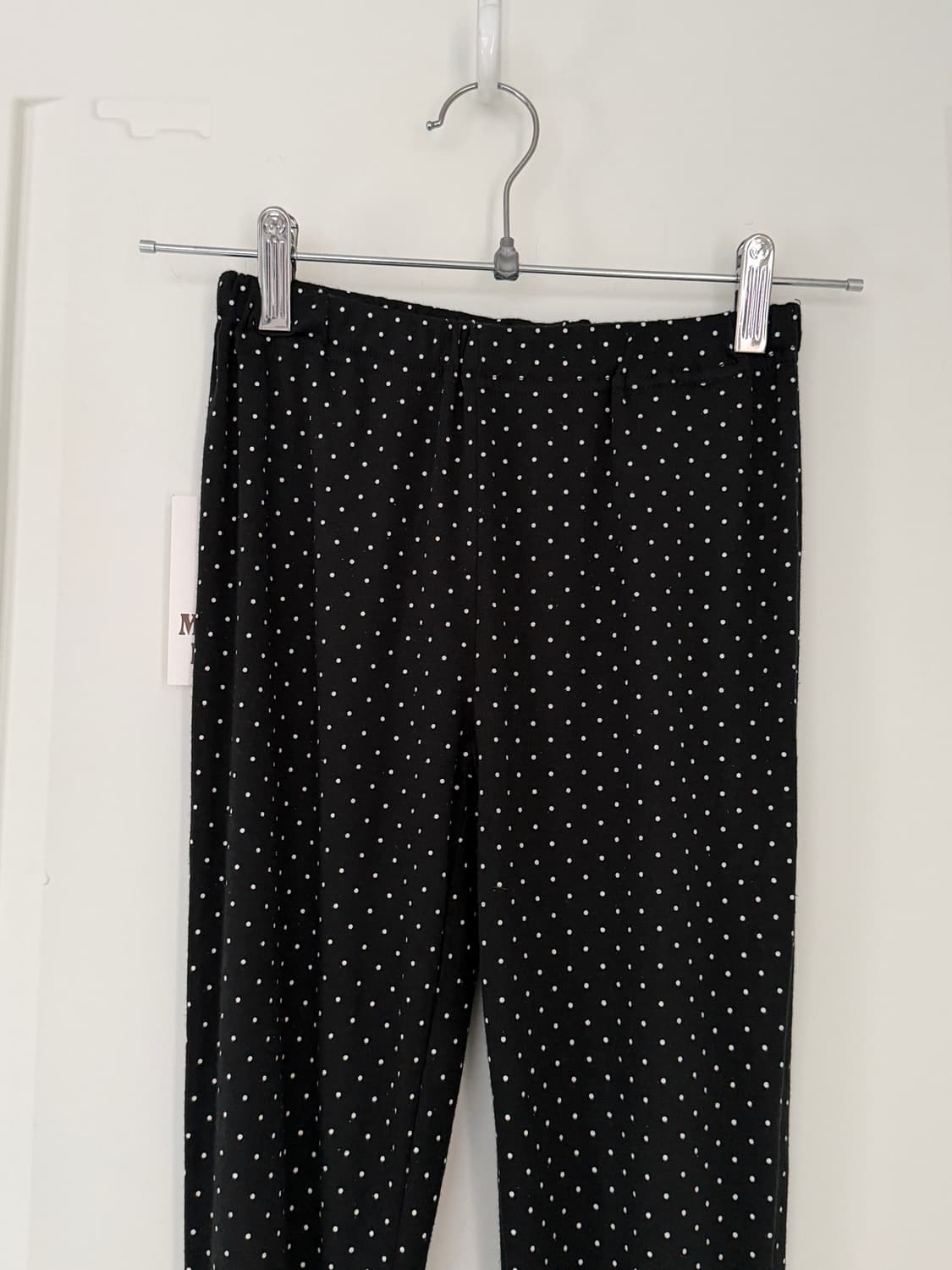 일본빈티지 도트 셔링 레깅스 상품이미지5