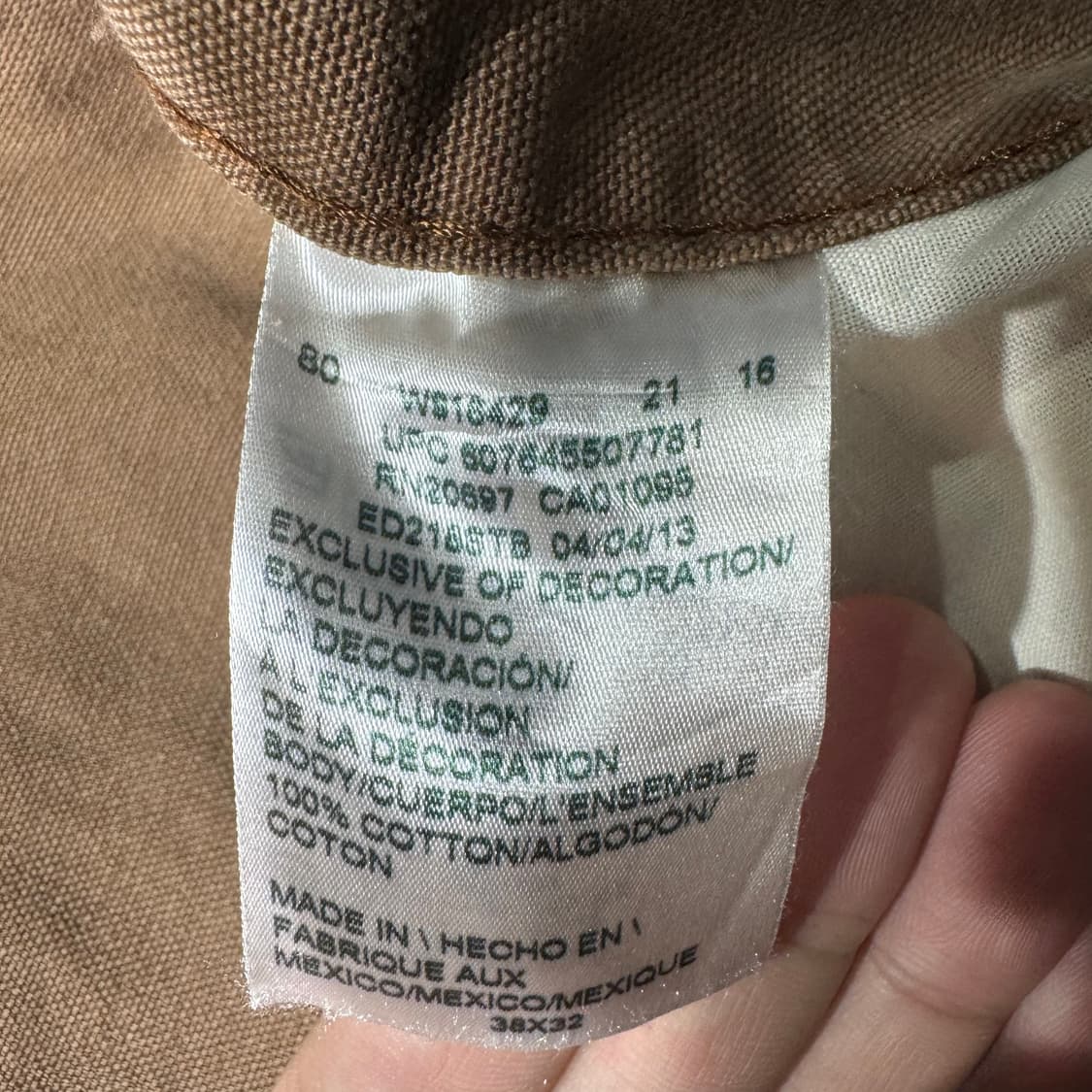 디키즈 워크 팬츠 브라운 ( 38/OLD-8254 ) 상품이미지4