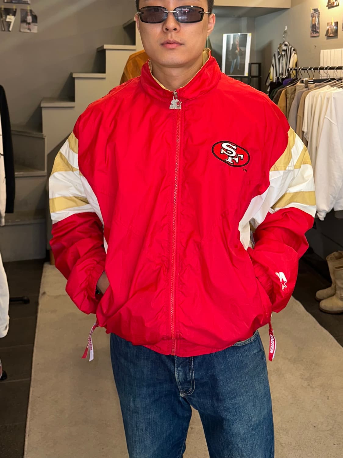 90’s Starter NFL San Francisco 49ers JK 상품이미지1