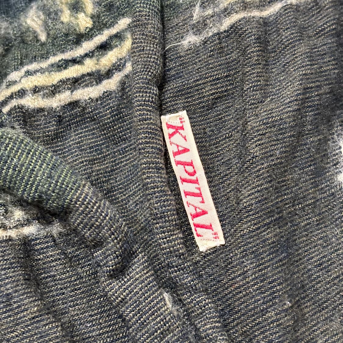 캐피탈 kapital 축융 울 산양 머플러 상품이미지4