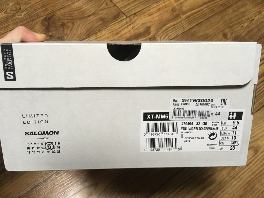 살로몬 MM6 XT 바닐라 아이스 블랙 판매합니다 상품이미지9