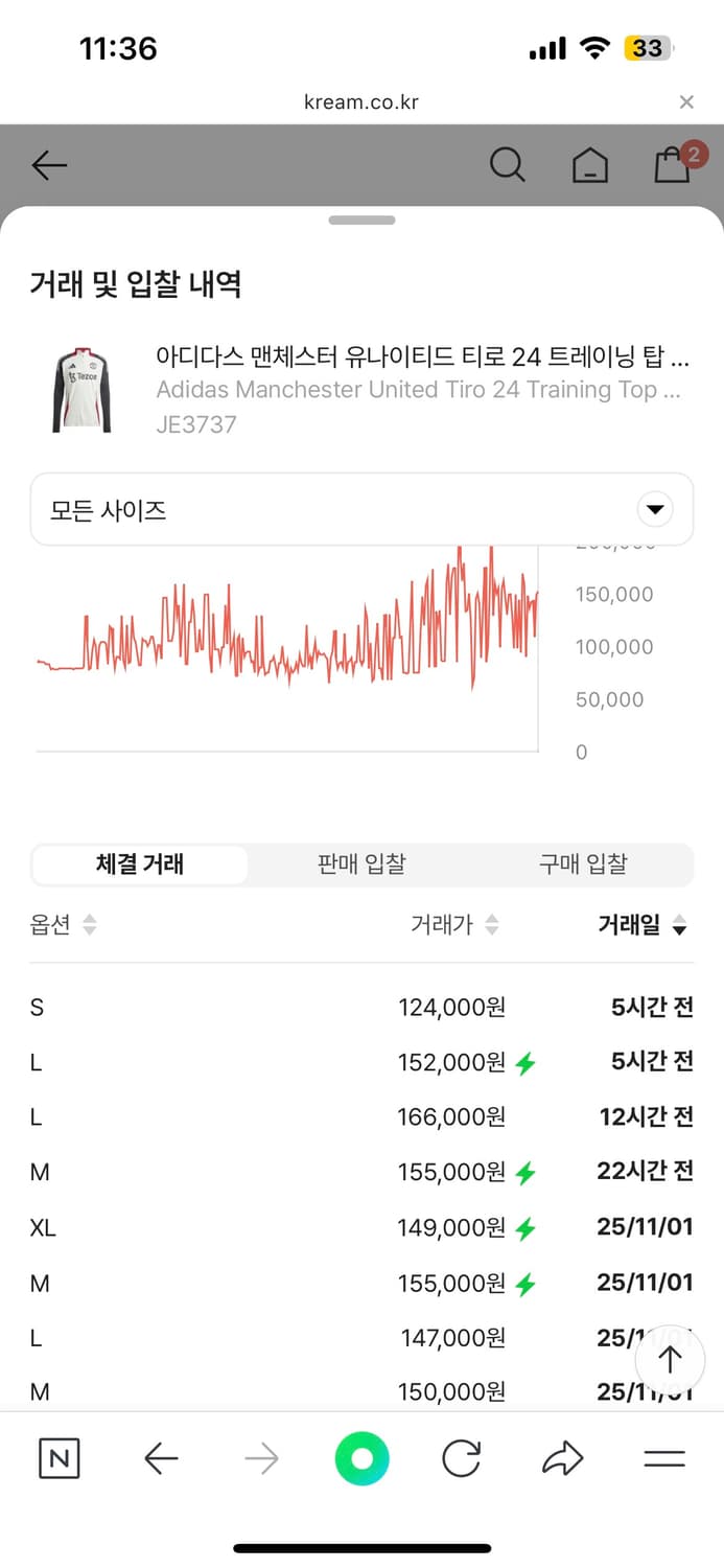 아디다스 맨유 트레이닝탑  상품이미지1
