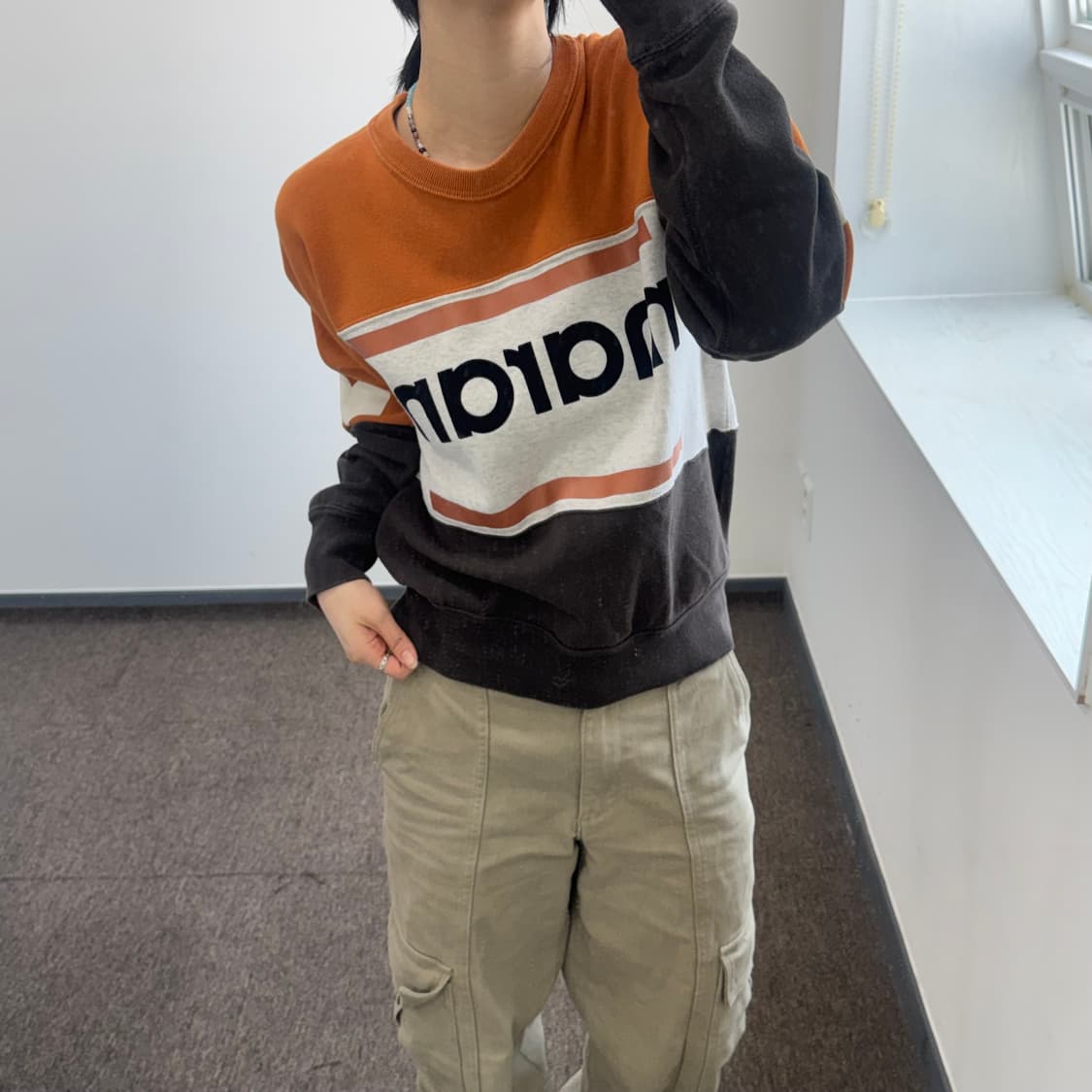 ISABEL MARANT ETOILE 이자벨마랑 에뚜알 배색 맨투맨  상품이미지2