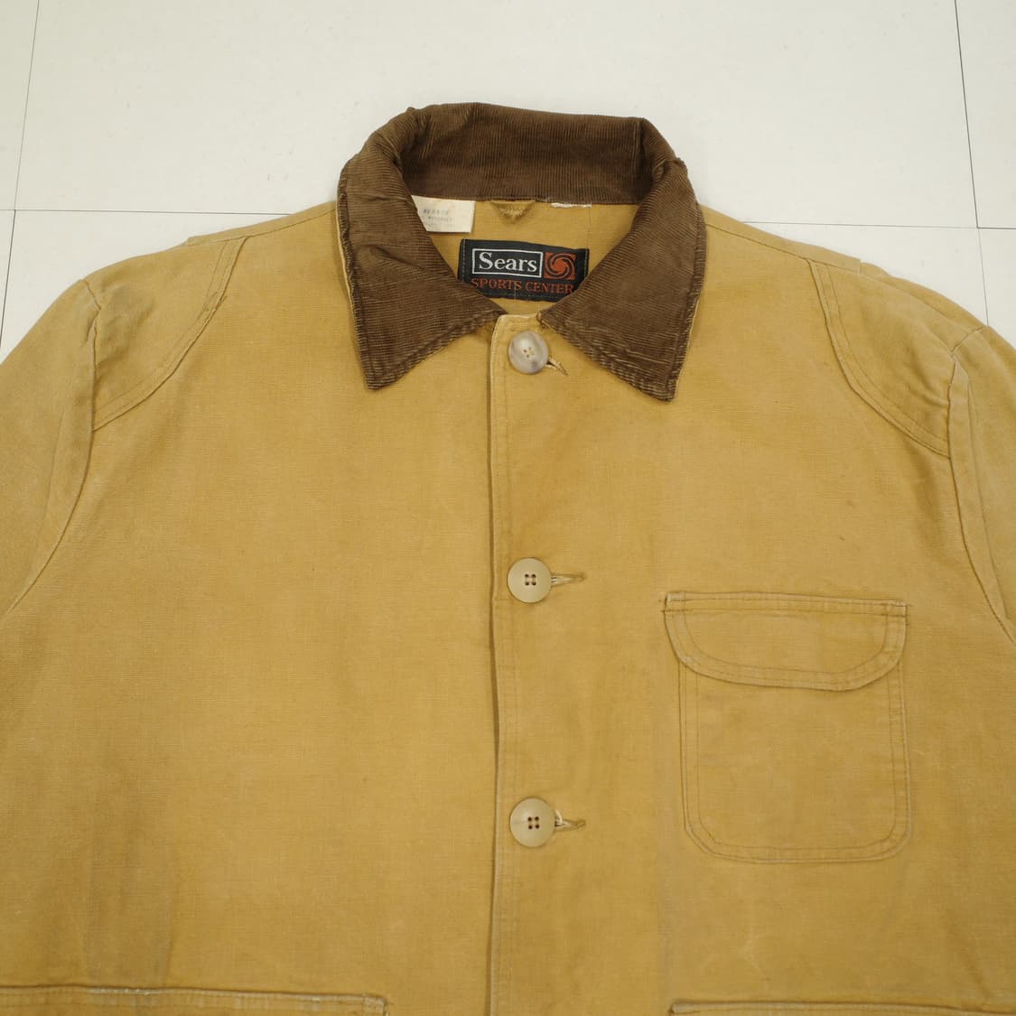 60s 빈티지 시어스 스포츠센터 헌팅 자켓 XL 상품이미지2