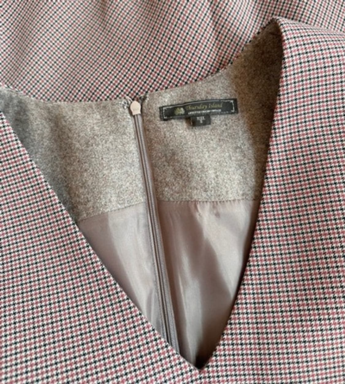 새) 써스데이아일랜드 체크 롱원피스  상품이미지4