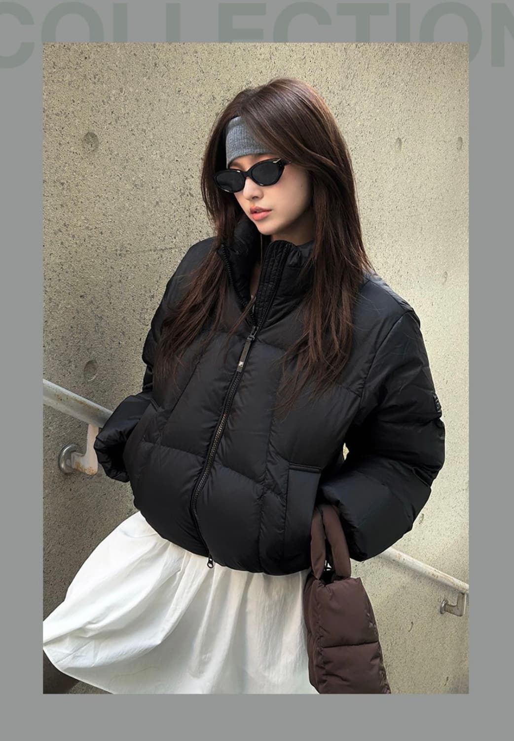 휠라 플로우 다운 블랙 스몰 상품이미지1