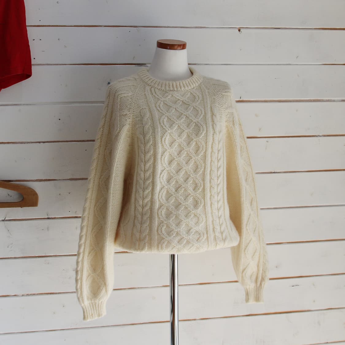 Ben Moda 헤비울 피셔맨 니트 (여성용 M) 상품이미지3