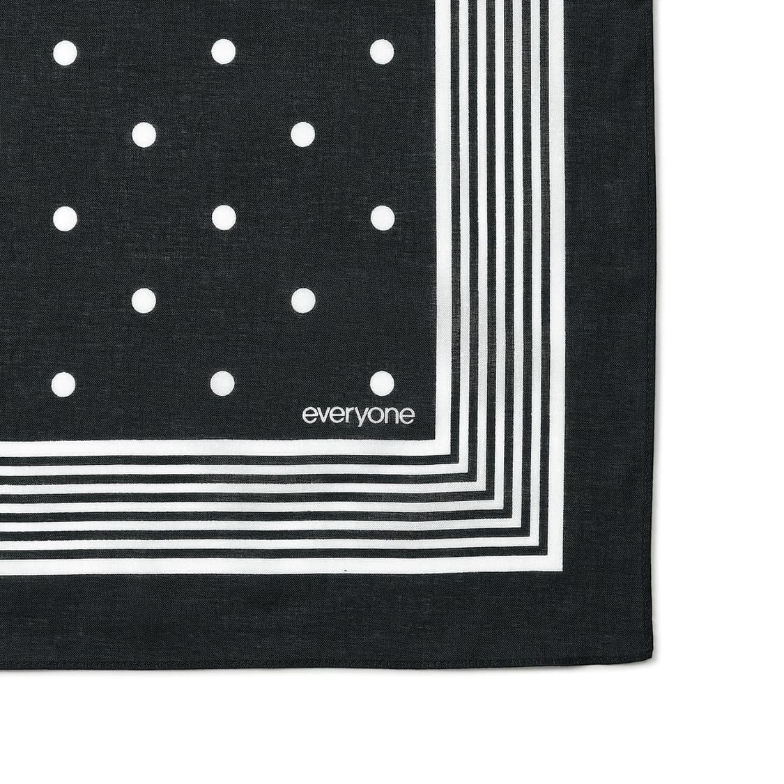 everyone 에브리원 / 폴카 도트 반다나 / 블랙 상품이미지2