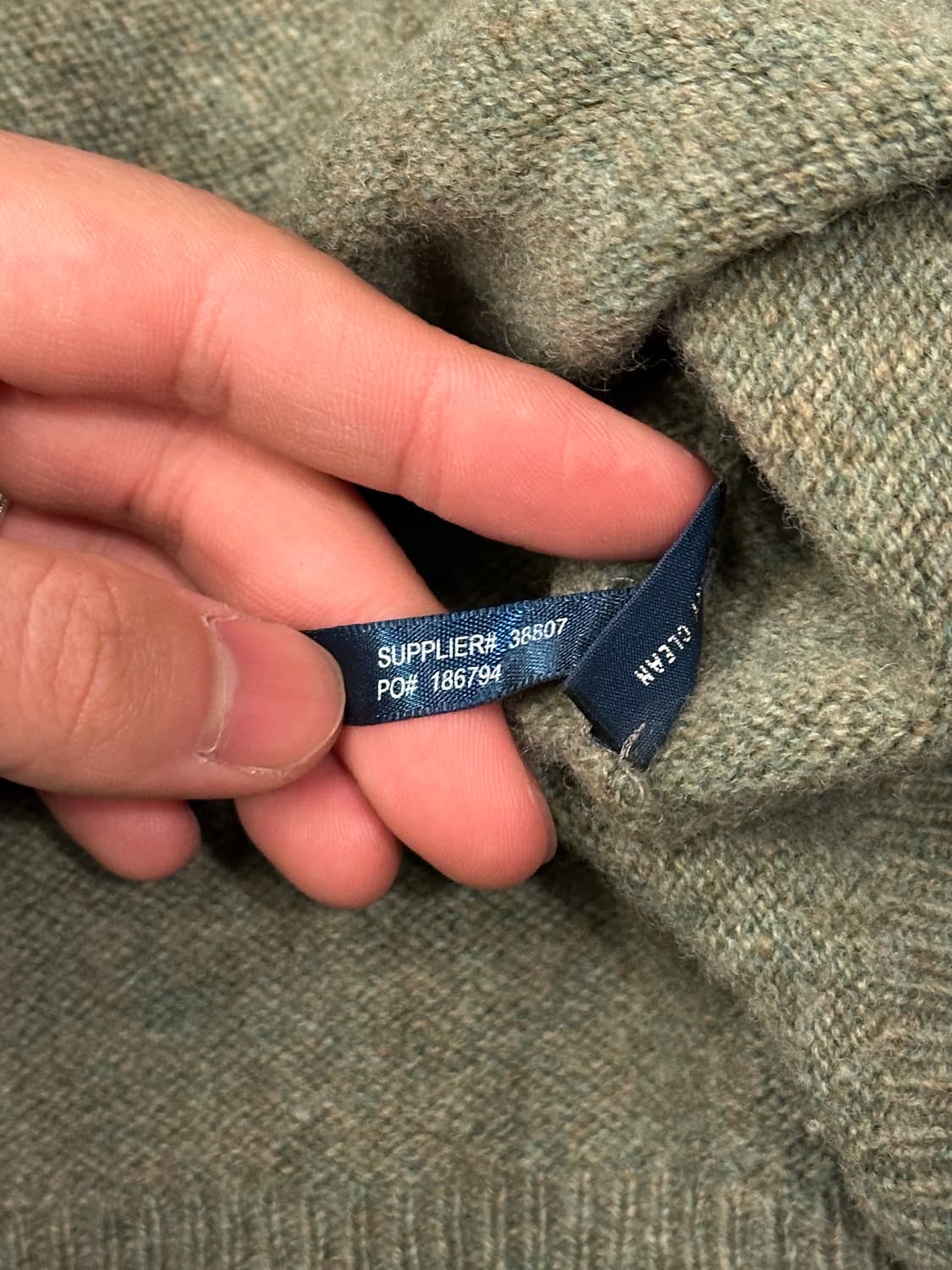 폴로 랄프로렌 램스울 니트 XL 상품이미지6