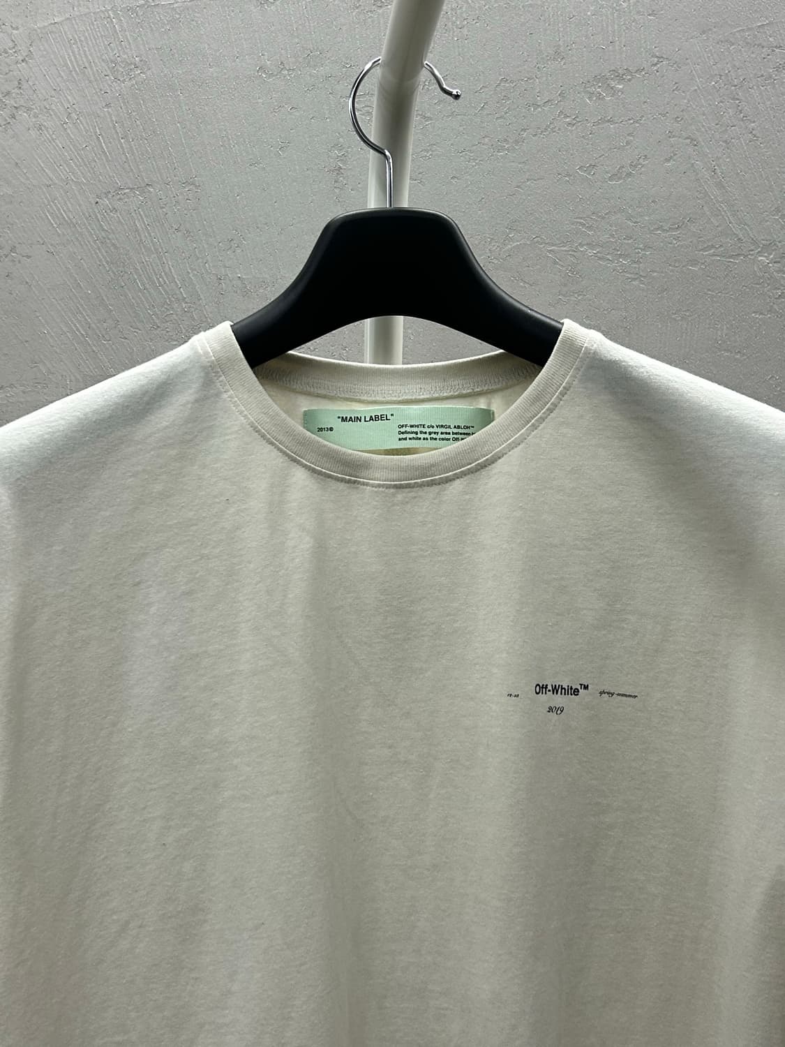 오프화이트 모네 프린트 반팔 티셔츠 상품이미지4