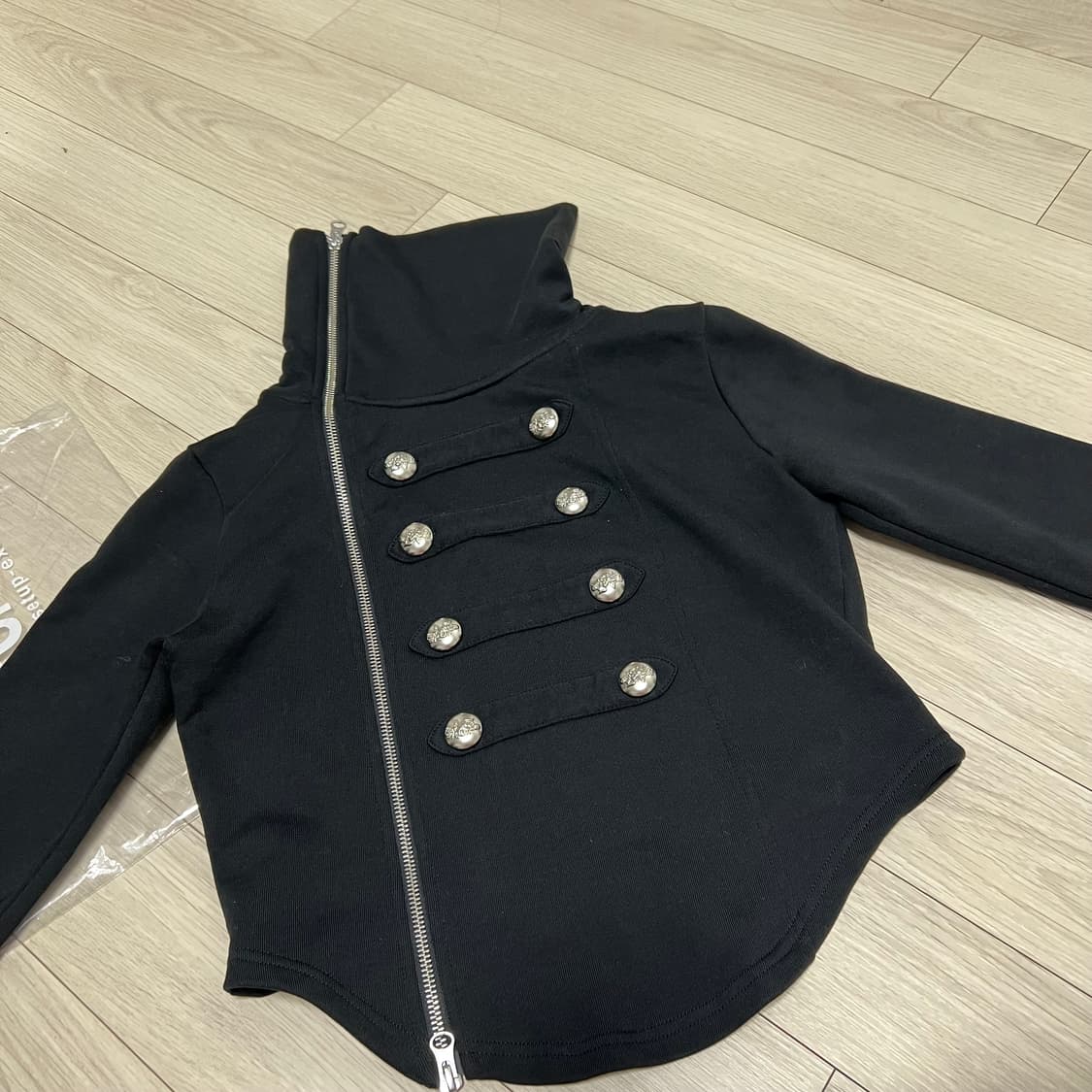 셋업이엑스이 나폴레옹 하이넥 자켓 블랙 상품이미지2