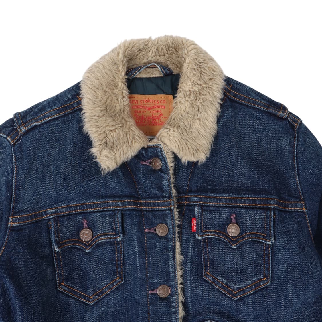 리바이스 우먼스 포켓 쉐르파 데님자켓 상품이미지2