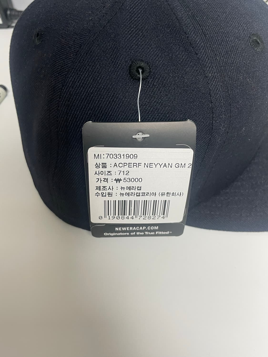 뉴에라 MLB 어센틱 뉴욕 양키스 피티드캡 상품이미지5