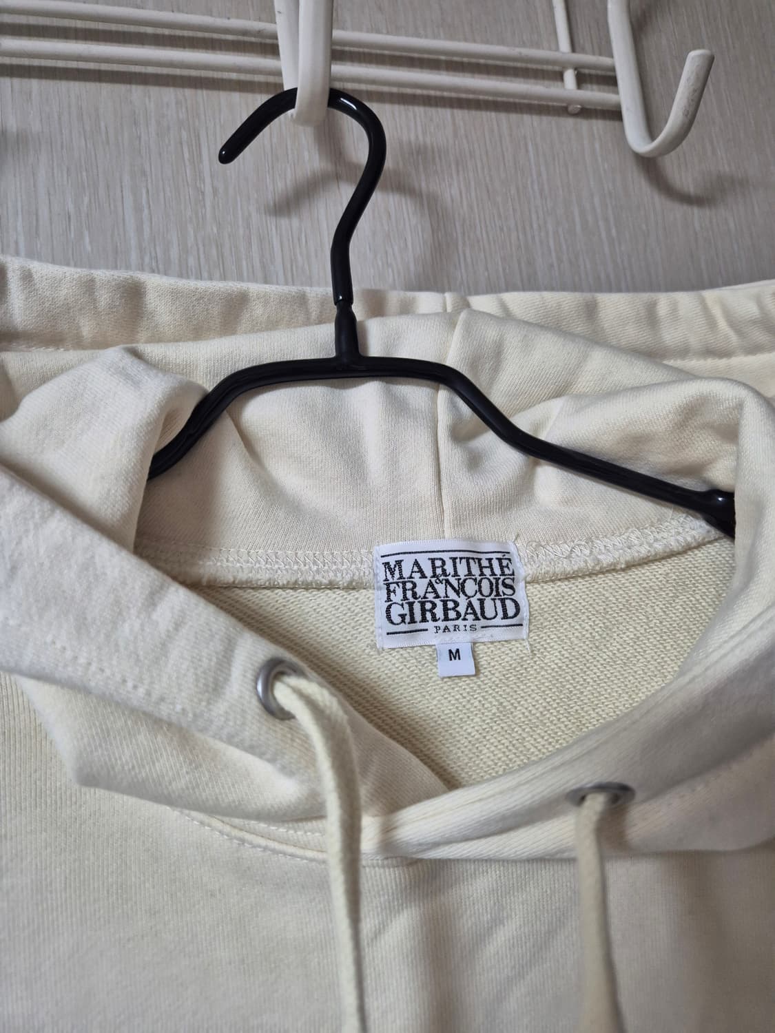 마리떼 프랑소와저버 아이보리 후드티 M 상품이미지4