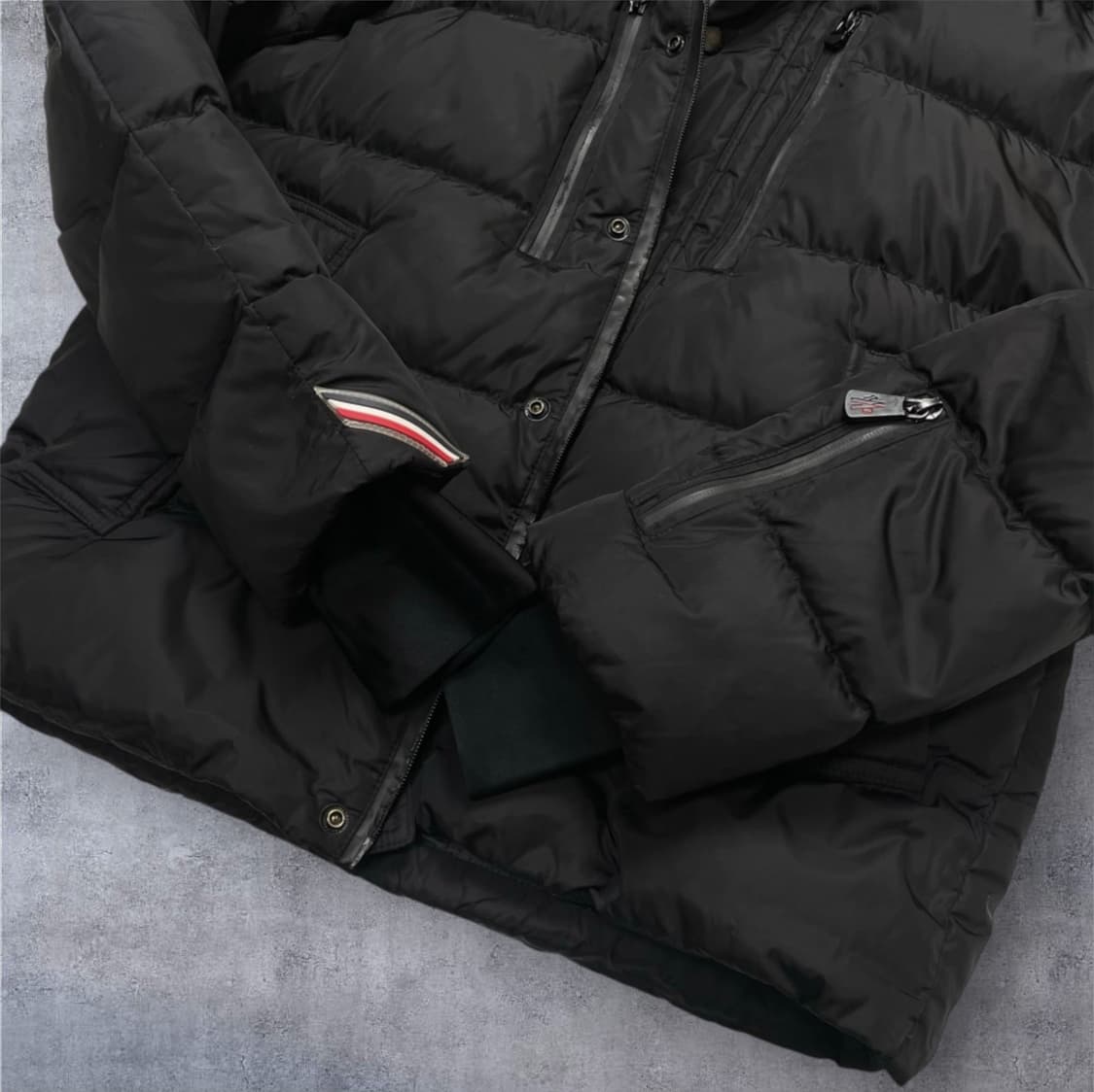 몽클레어 Moncler 그레노블 블랙 후드 다운 패딩 2 상품이미지9