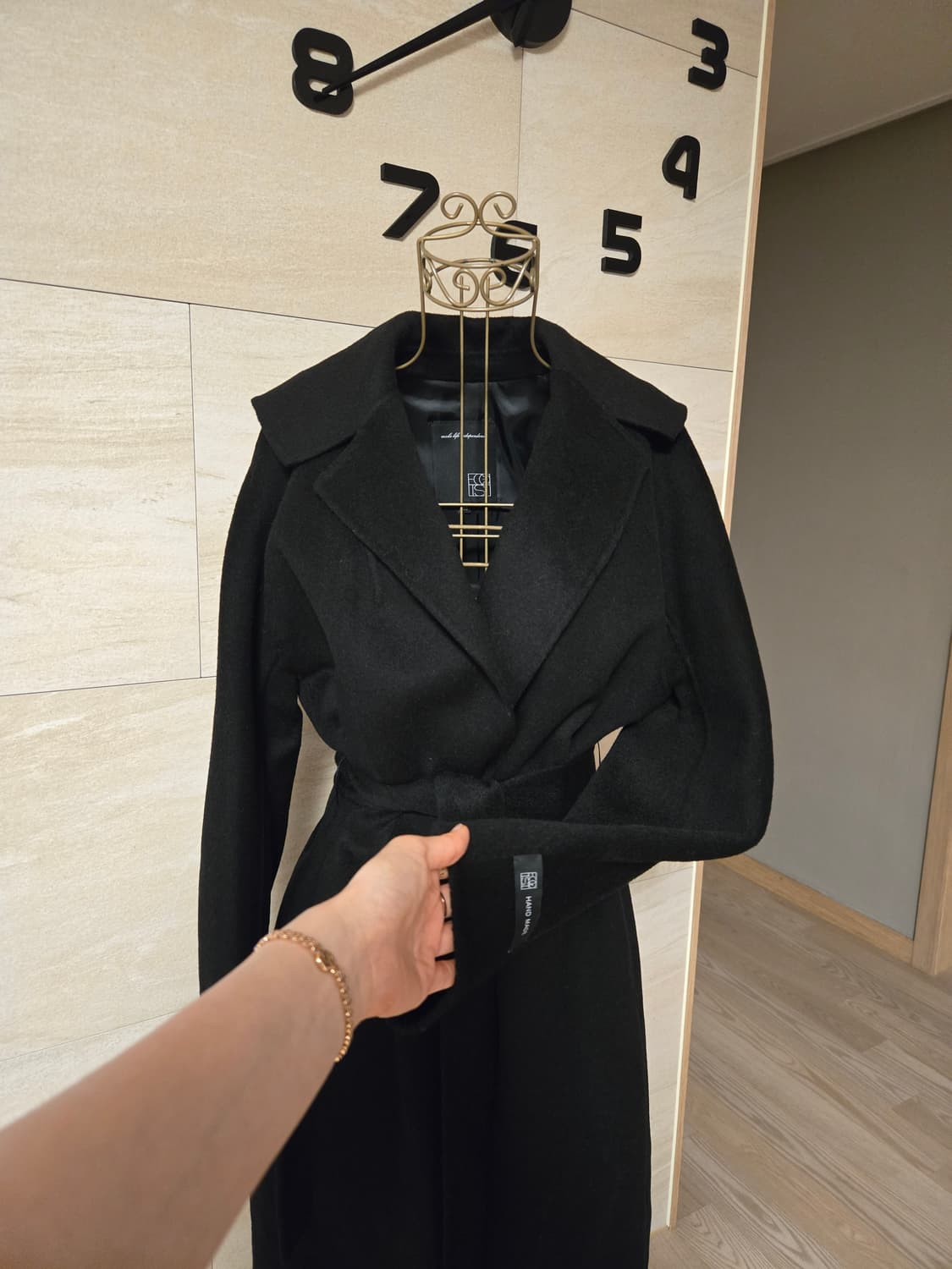 [66] 에고이스트 밸트 울 롱코트 상품이미지7