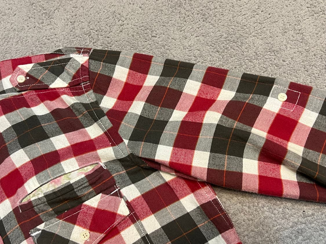 100 Diesel 디젤 플란넬 체크셔츠  상품이미지4