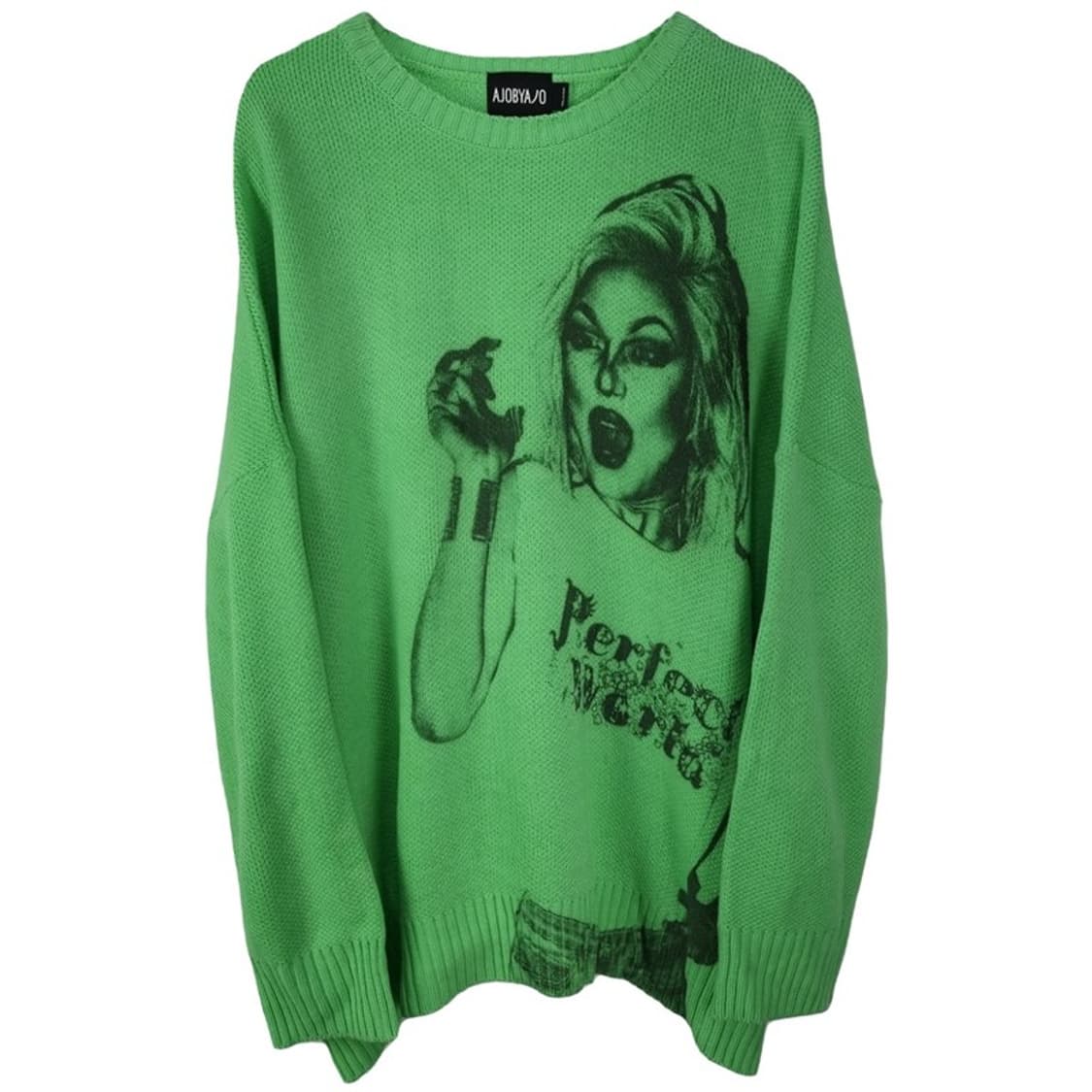 [아조바이아조] 그래픽 프린팅 오버핏 니트 M19305 상품이미지2