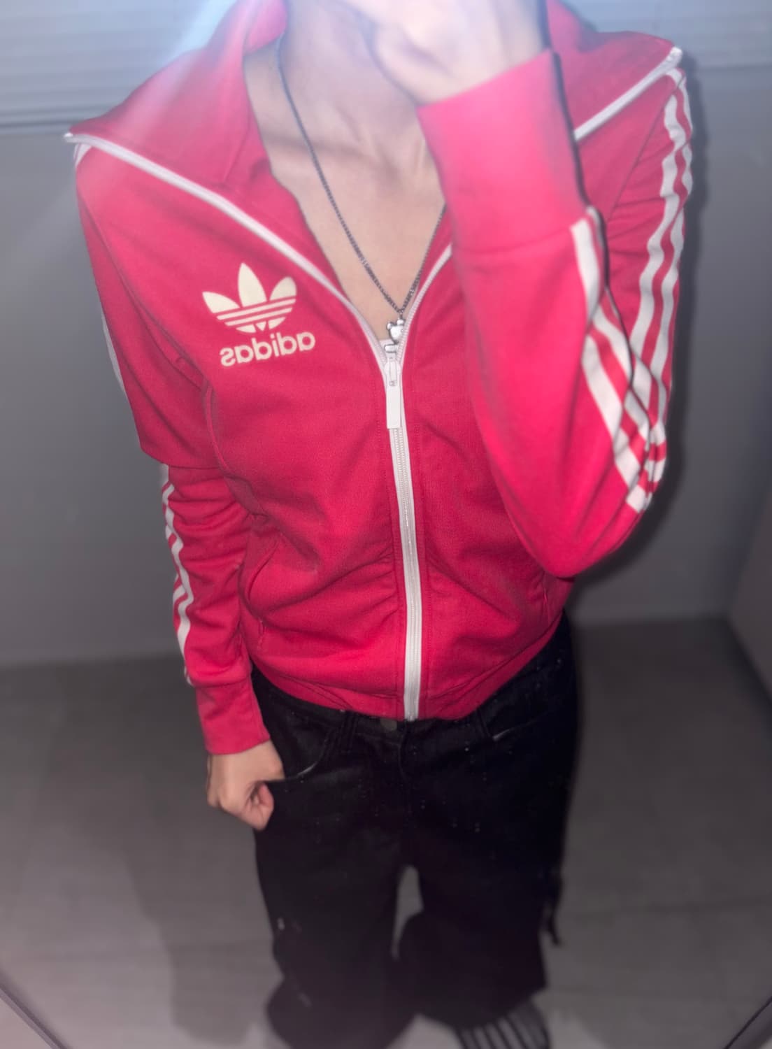 핑크 아디다스 져지 상품이미지1