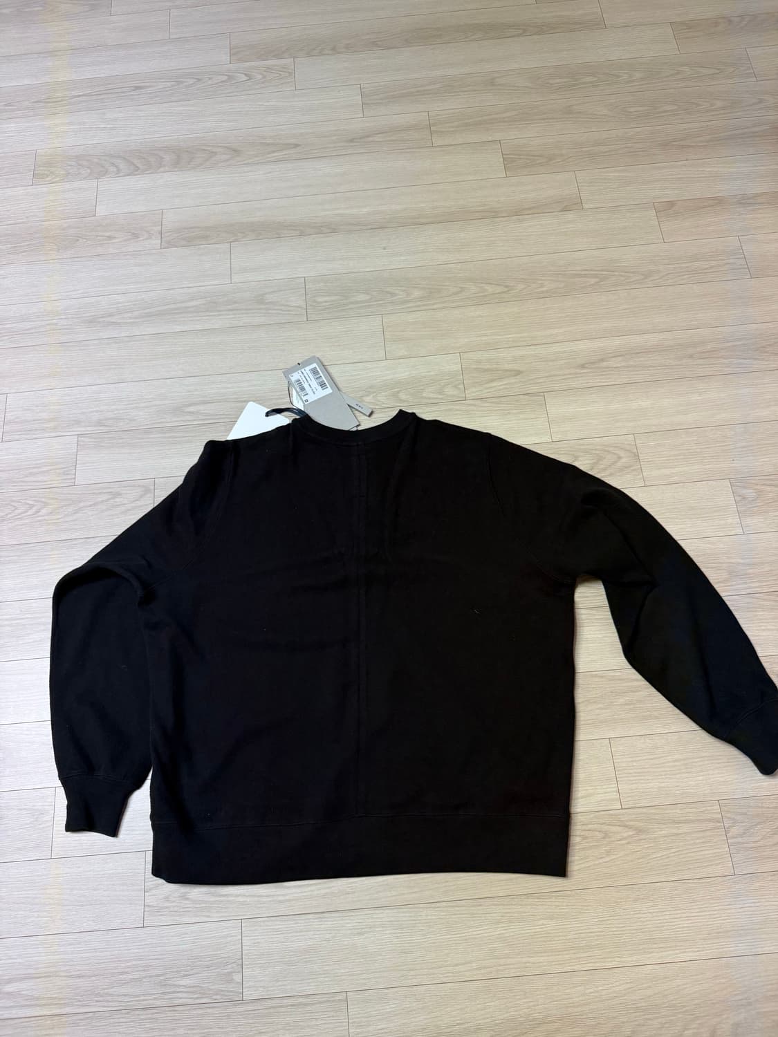 [New] 몽클레어 x 릭오웬스 점보 크루넥 저지 스웨터 블랙  상품이미지10