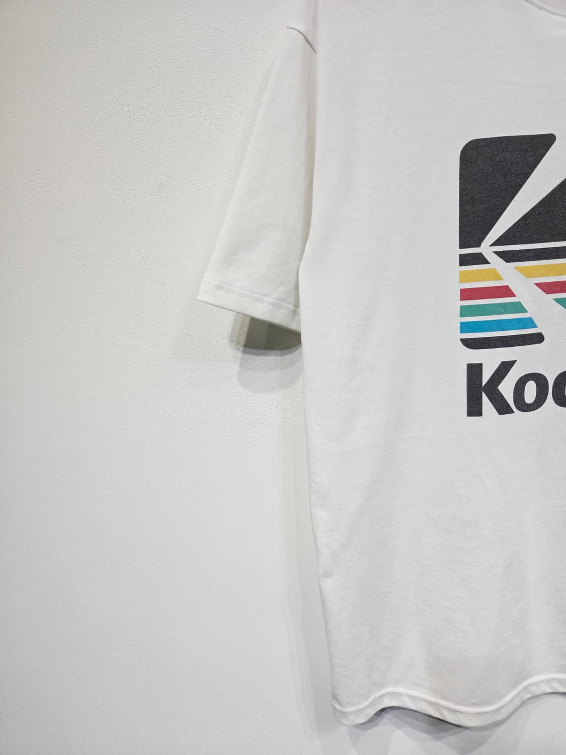 KODAK 코닥 시그니처 로고 반팔 티셔츠 화이트 상품이미지4