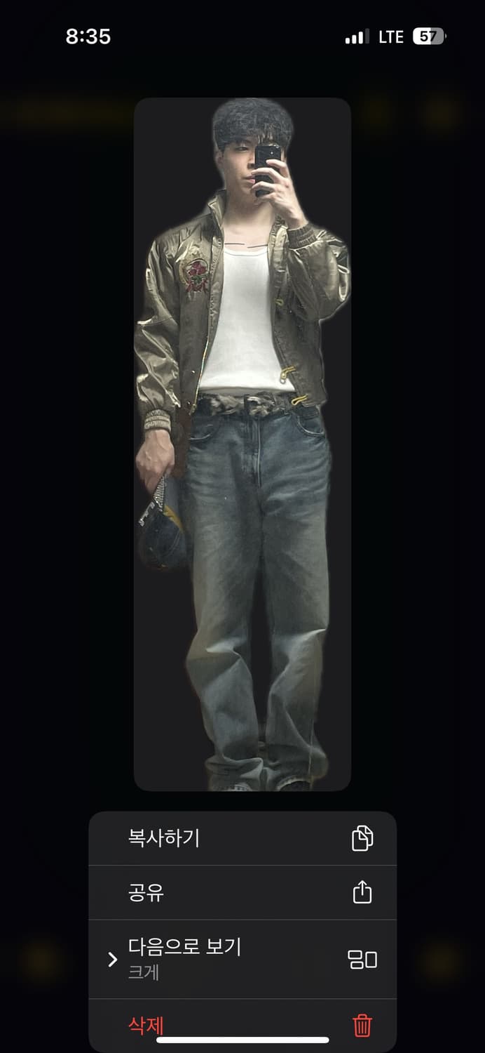 빈티지 새틴 아키라 자켓 상품이미지6