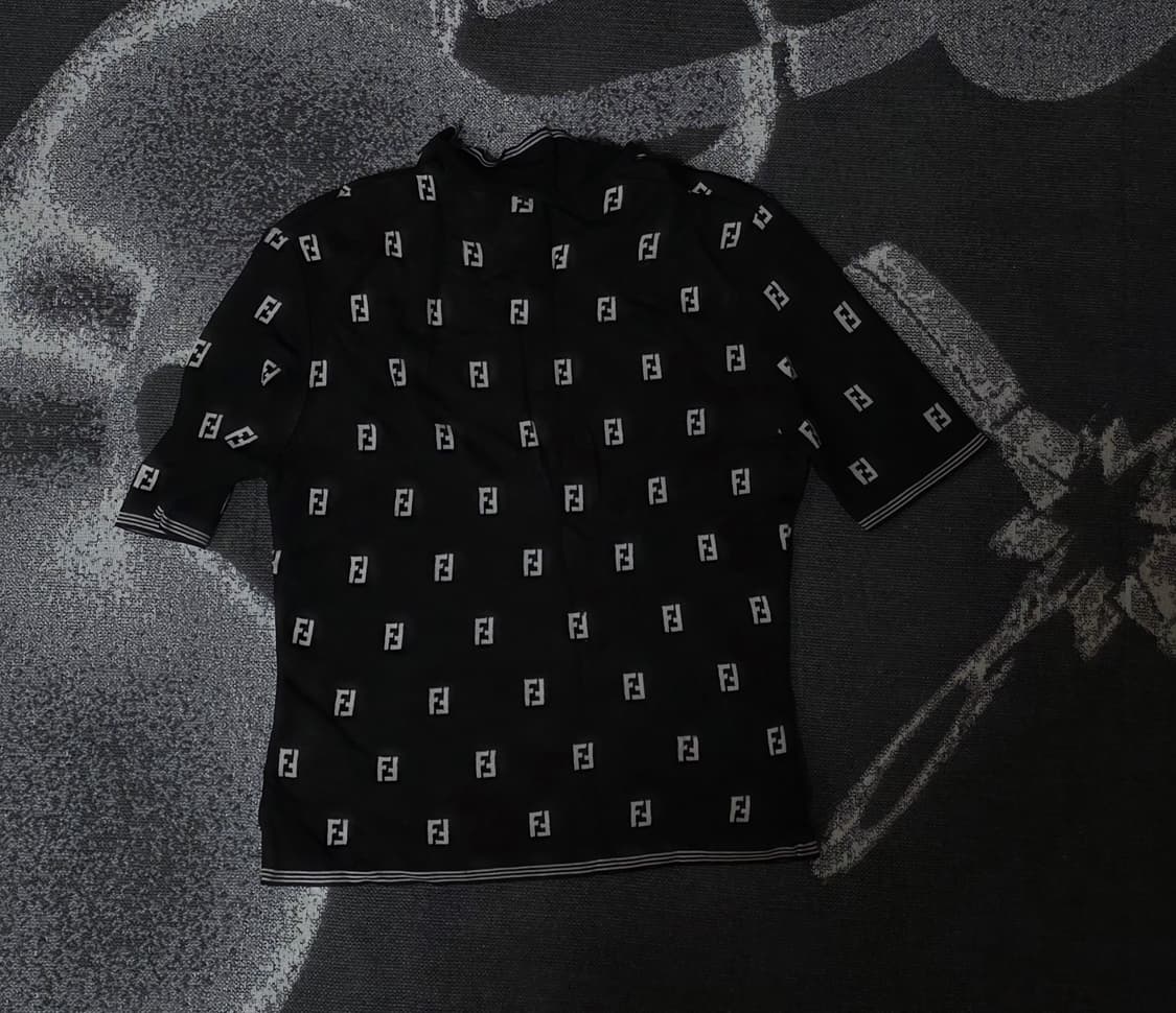 FENDI 펜디 정품 주카로고 반팔 니트 55 상품이미지4