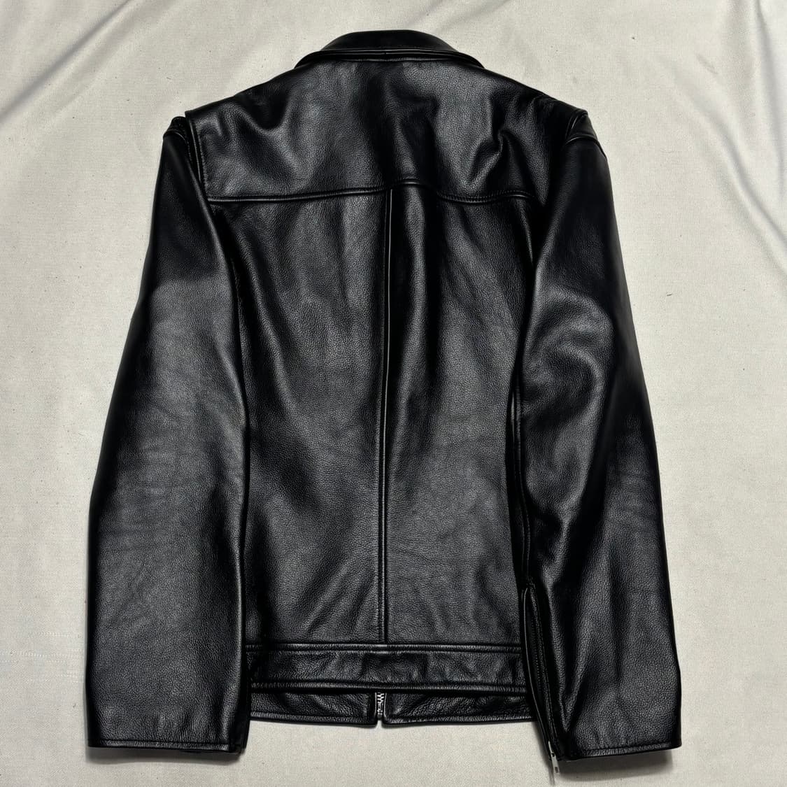 XXL 에이징 씨씨 카우레더 자켓 상품이미지3