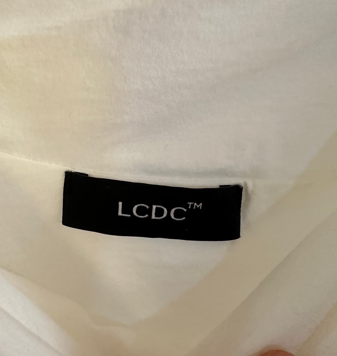 LCDC 25S/S 트위스트 크롭 반팔 티셔츠 (M) 상품이미지5
