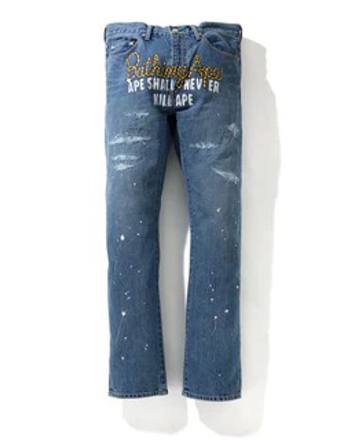 A BATHING APE Type-05 Drip Denim Pants 상품이미지2
