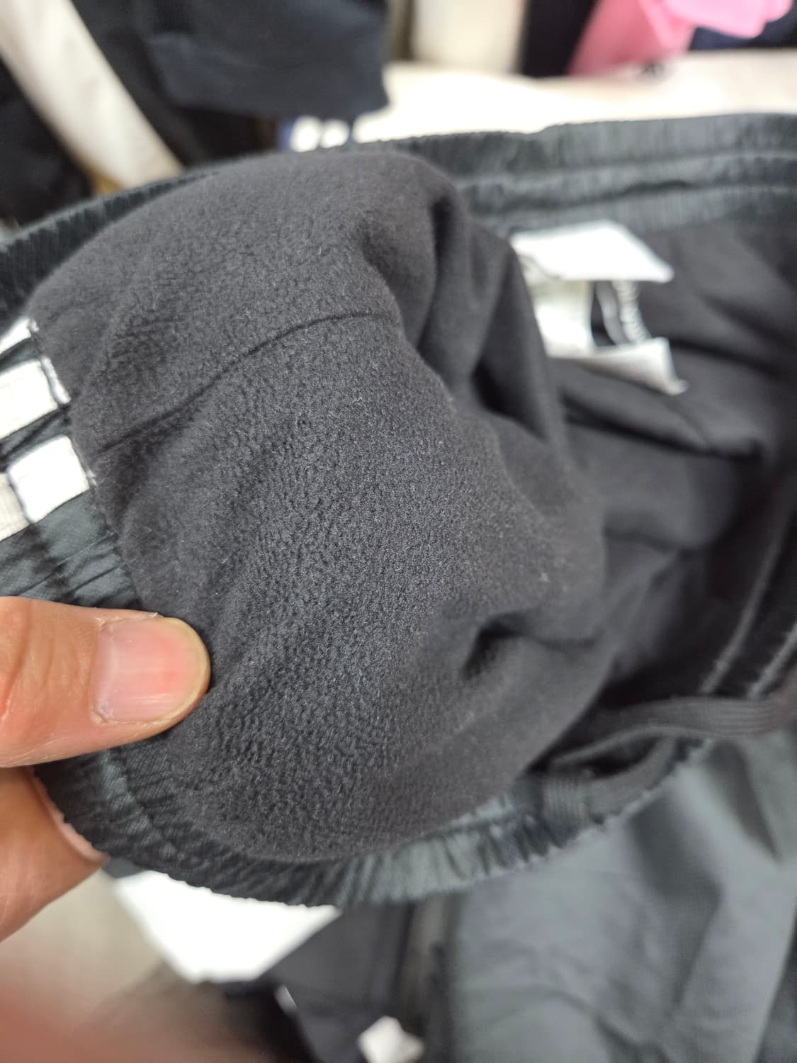 아디다스 올드스쿨 안감플리스 폴리 트랙팬츠 105 상품이미지5