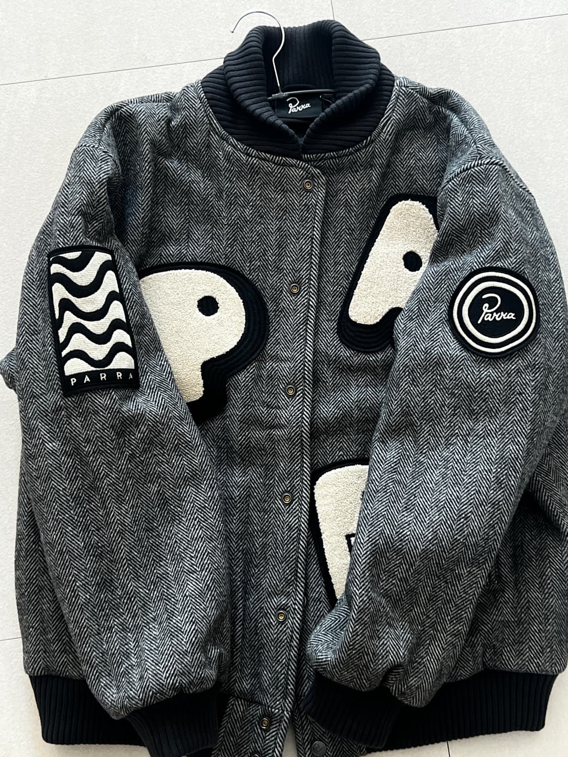 (BY PARRA)바이파라 바시티 자켓 L 상품이미지2