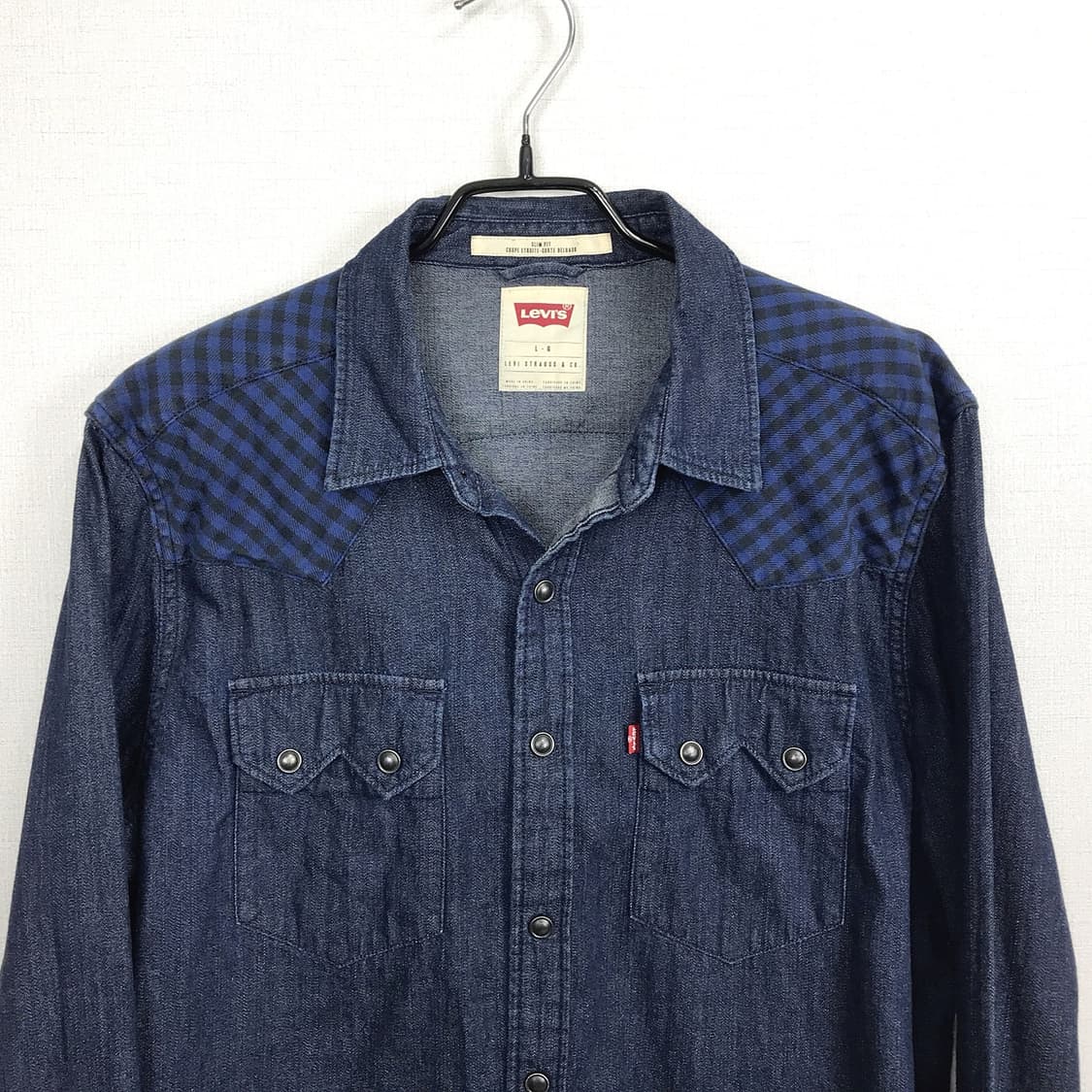 리바이스 levi's 데님 셔츠 남방 남성L (100) 상품이미지3