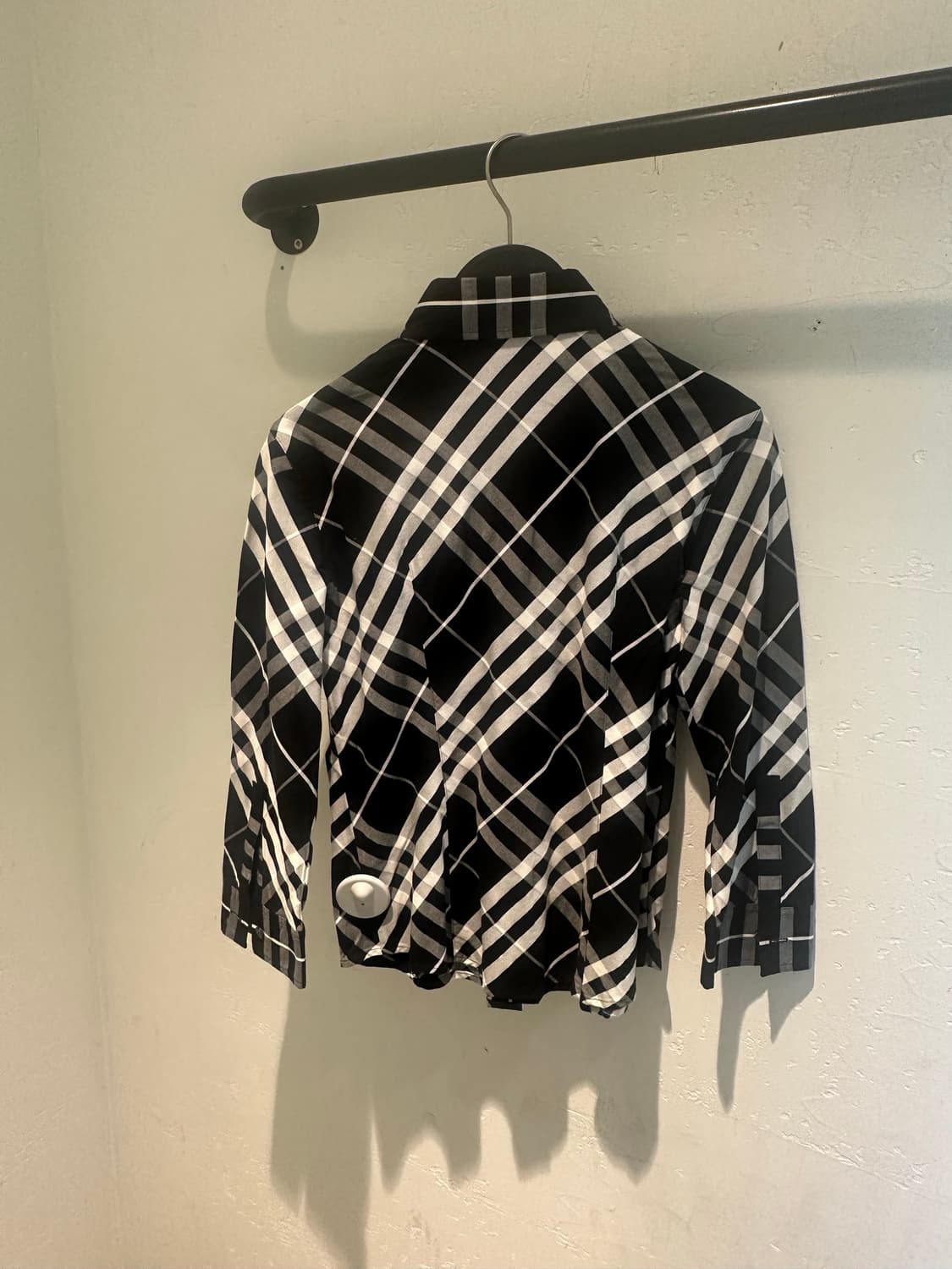 BURBERRY 버버리 블랙 노바체크셔츠💯 상품이미지6