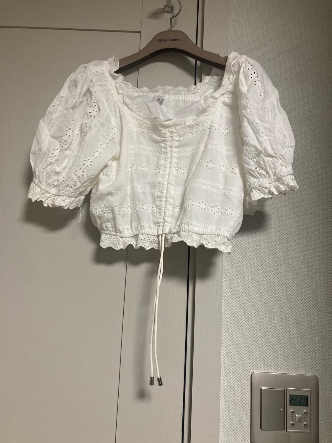 여성용 여름 반팔 블라우스  상품이미지2