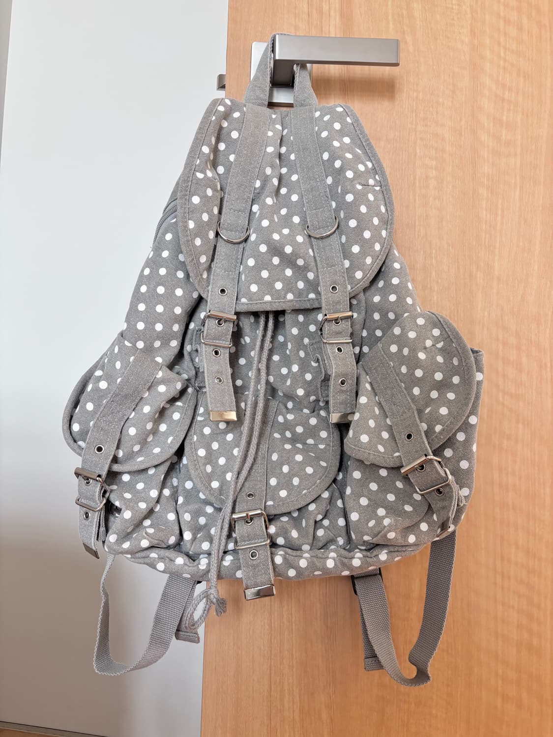 모리걸 대장템 백팩 도트 그레이 상품이미지1