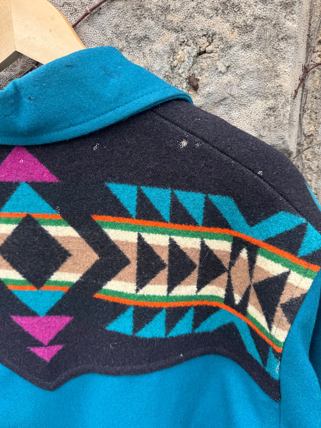 70~80s 펜들턴 빈티지 아즈텍 웨스턴 울 봄버 자켓  상품이미지6