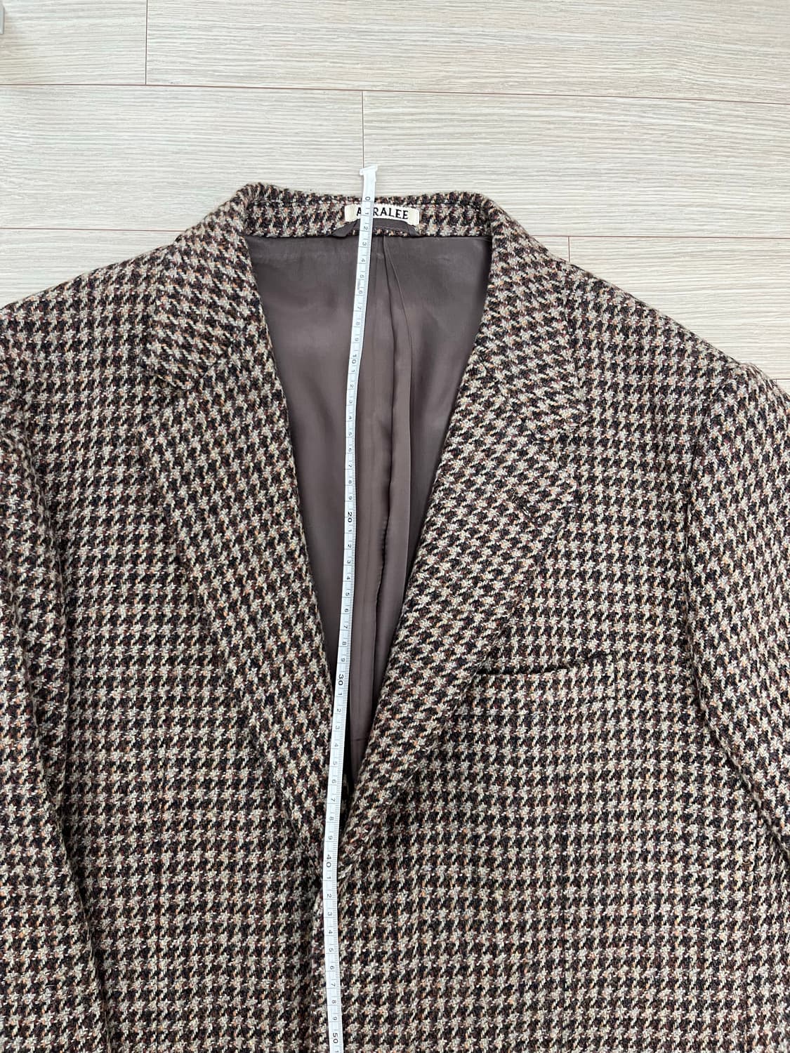 [5]AURALEE 하운드투스 체크 블레이저 상품이미지7