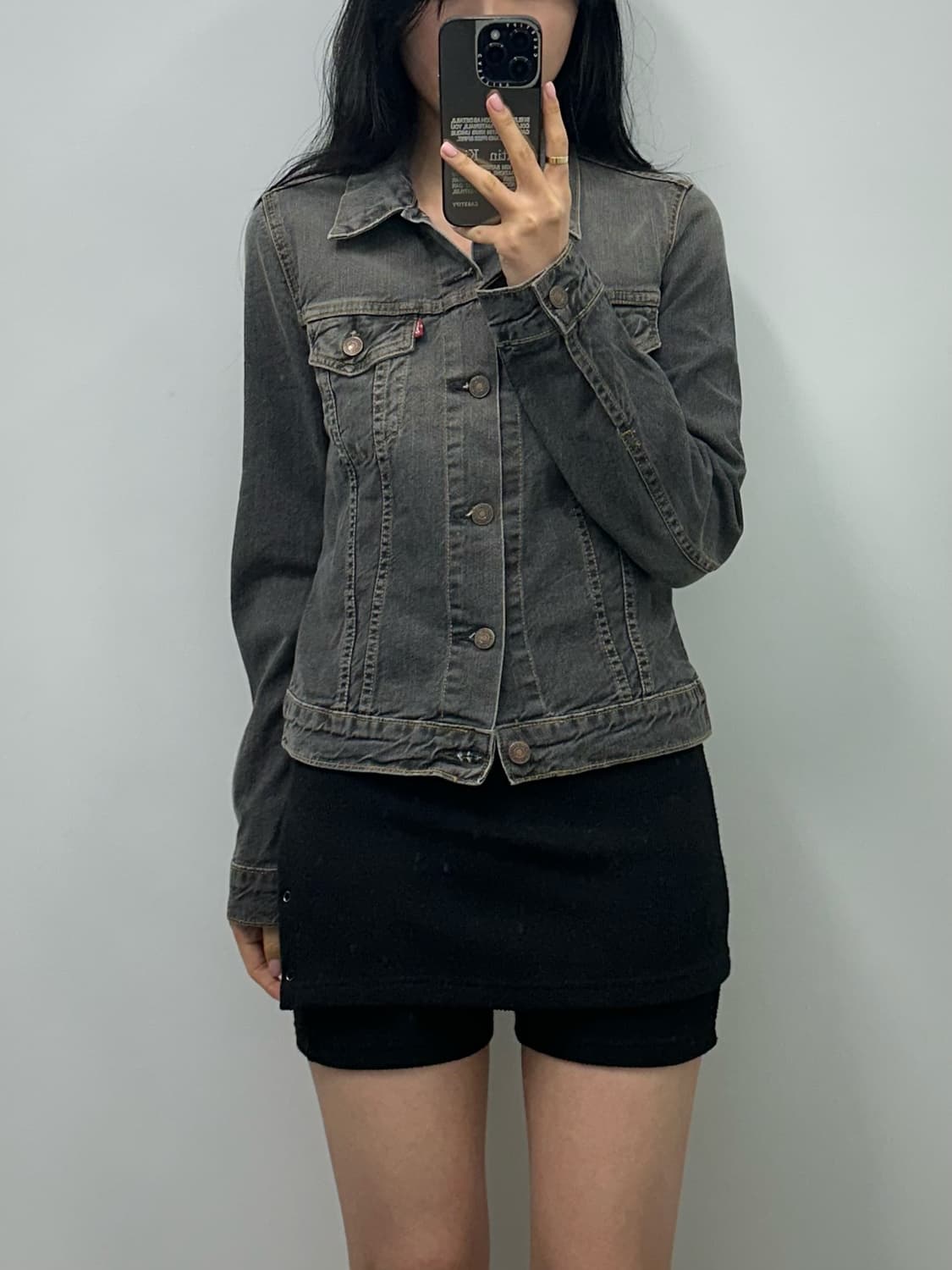 리바이스 레드탭 흑청 데님자켓 상품이미지1